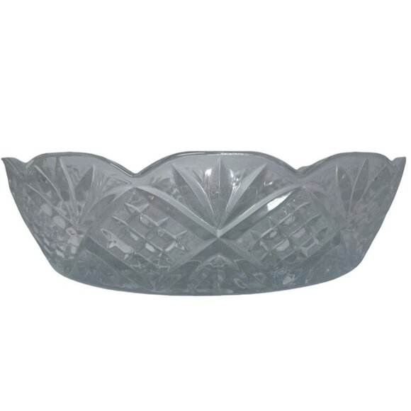 Designs of Ireland Round Cut Crystal Scalloped Dish Server 11.5" x 3" - Picture 8 of 11